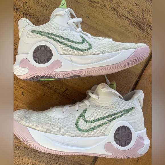 Nike KD Trey 5 IX EP Basketball Shoes White Lime Purple Men’s 8 - Picture 3 of 10